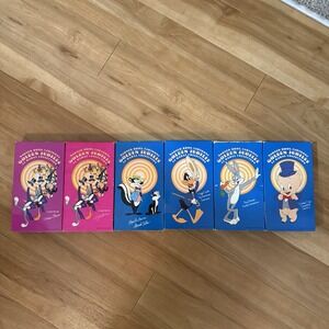 Warner Bros 24 Karat Collection Looney Tunes VHS Lot of 6 Bugs Daffy Vtg